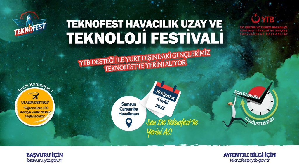 YTB Dünyanın Dört Bir Yanından Gençleri Teknofest’te Davet Ediyor